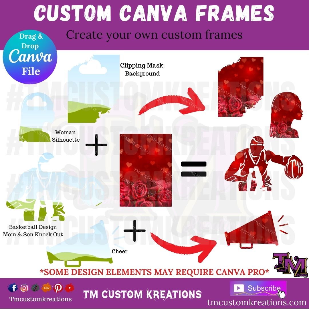 Custom Canva Frames Template *Digital Downloads Only*