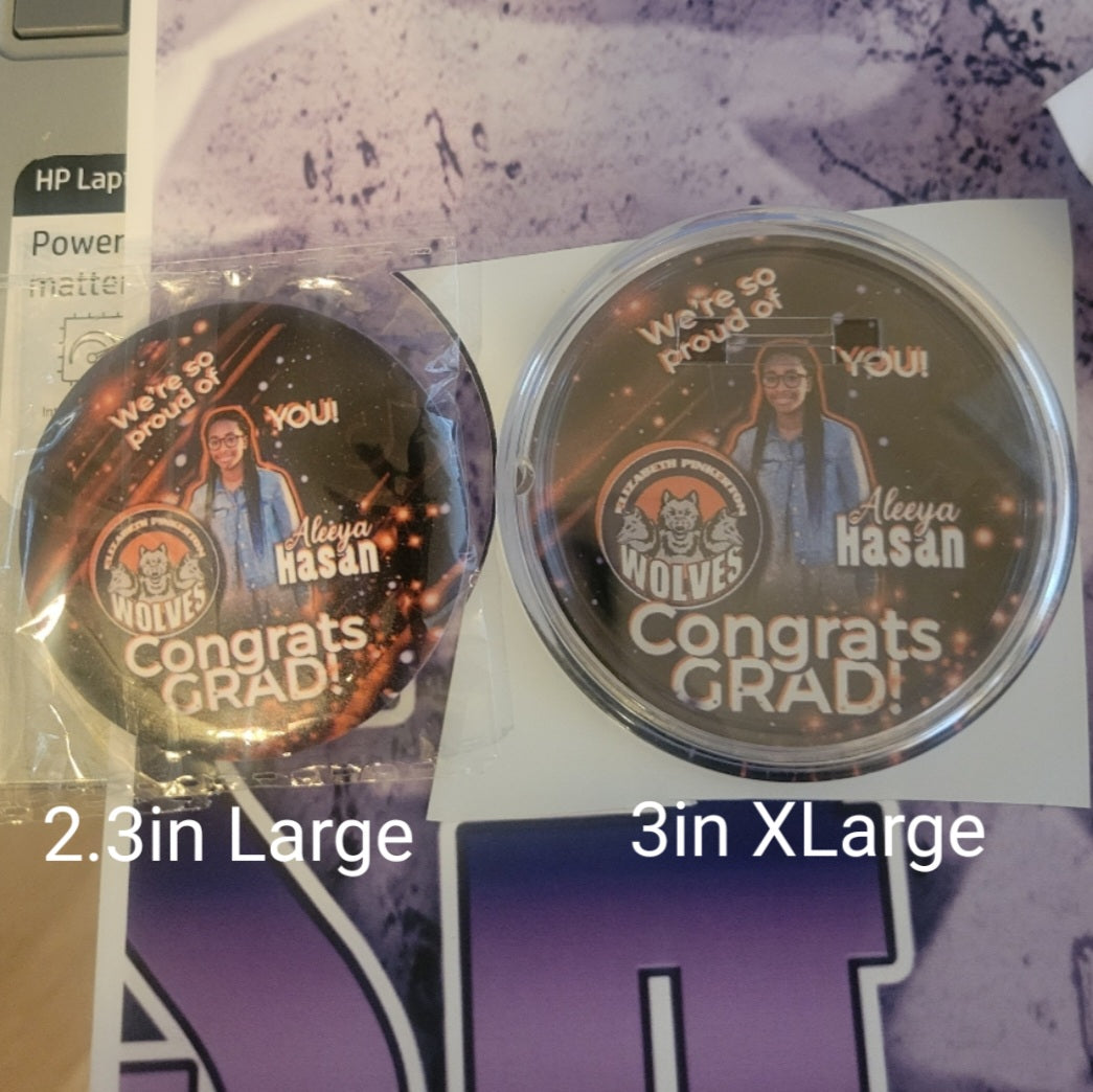 Graduation Custom Buttons