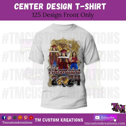Graduation Center Printed T-Shirts