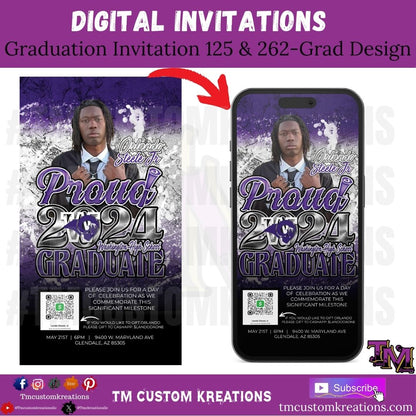 Graduation Digital Invitations