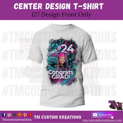 Graduation Center Printed T-Shirts