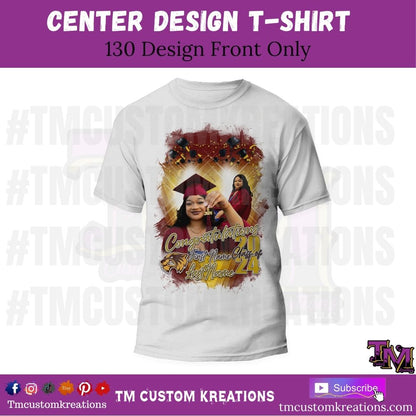 Graduation Center Printed T-Shirts