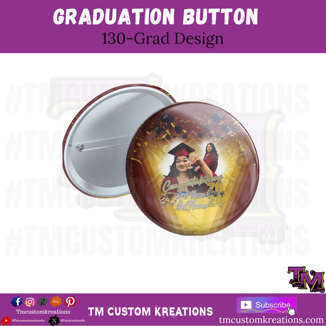 Graduation 2024 Custom Button