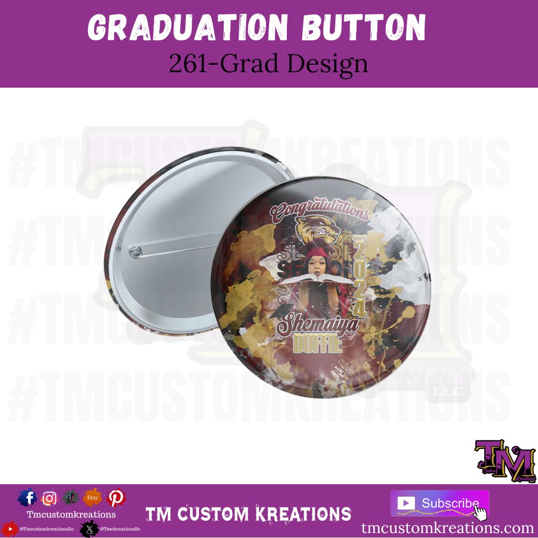 Graduation 2024 Custom Button