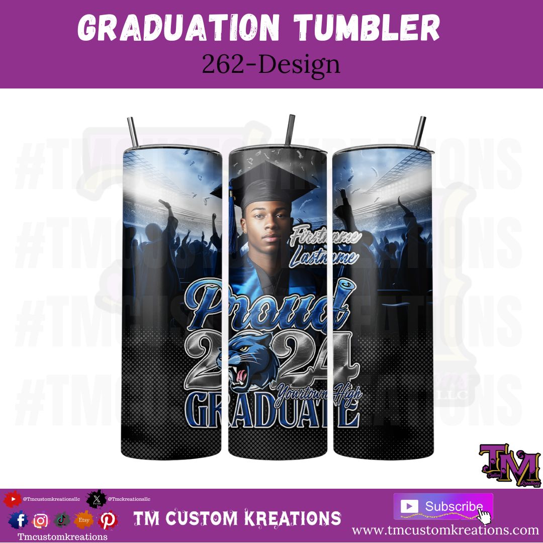 Graduation 2024 Proud Graduate Tumblers