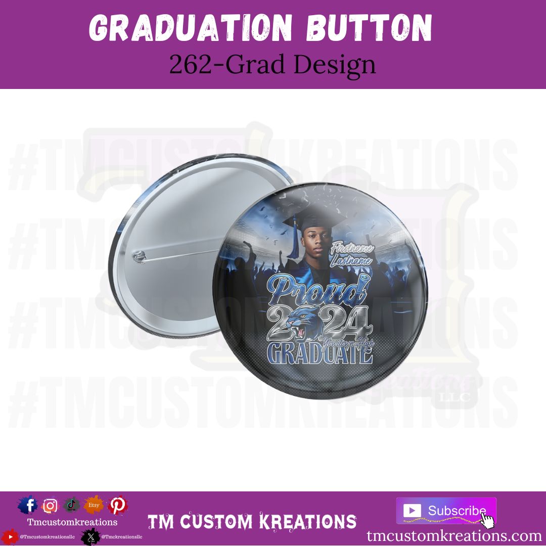 Graduation 2024 Custom Button