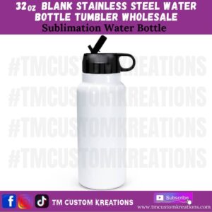 32oz Sublimation Water Bottle Blank Stainless Steel Wholesale