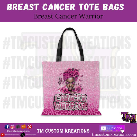 Breast Cancer Warrior Carrying Tote