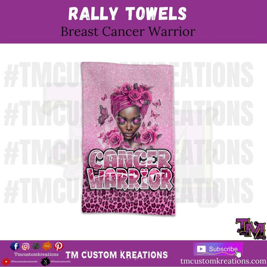 Breast Cancer Warrior Towel