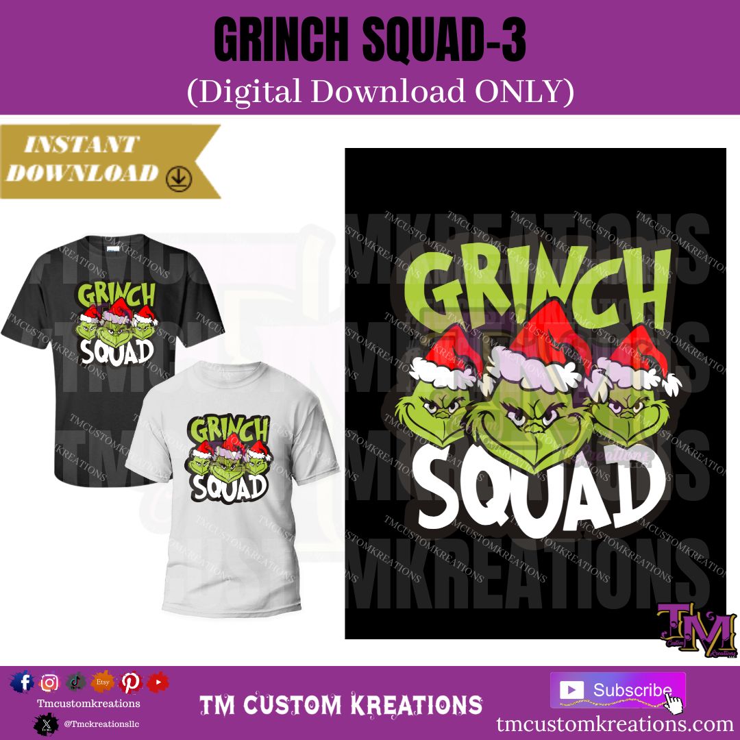 Grinch Squad-3 (Digital Download ONLY)