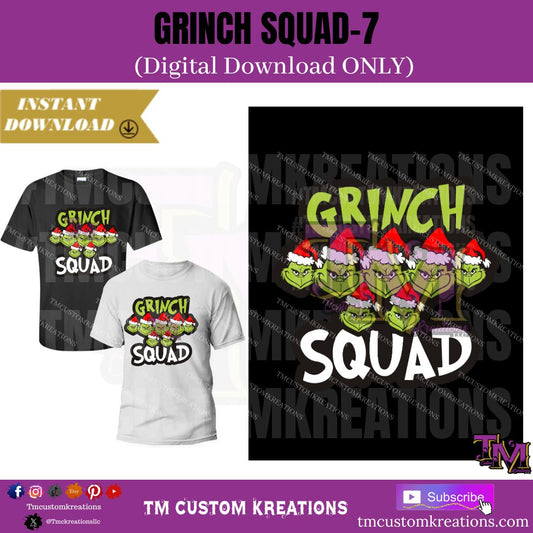 Grinch Squad-7 (Digital Download ONLY)