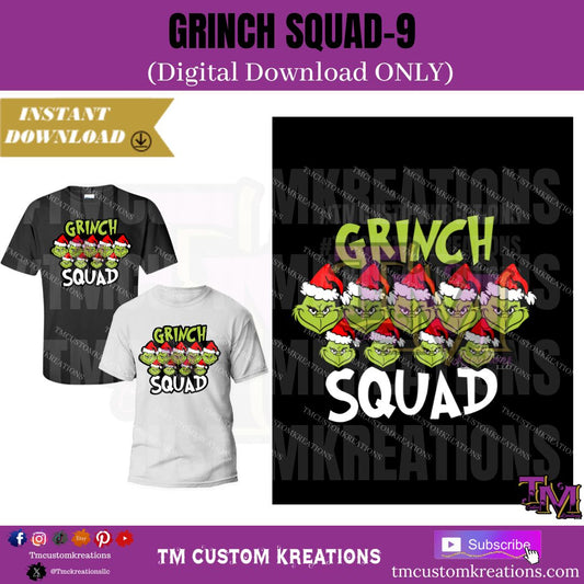 Grinch Squad-9 (Digital Download ONLY)