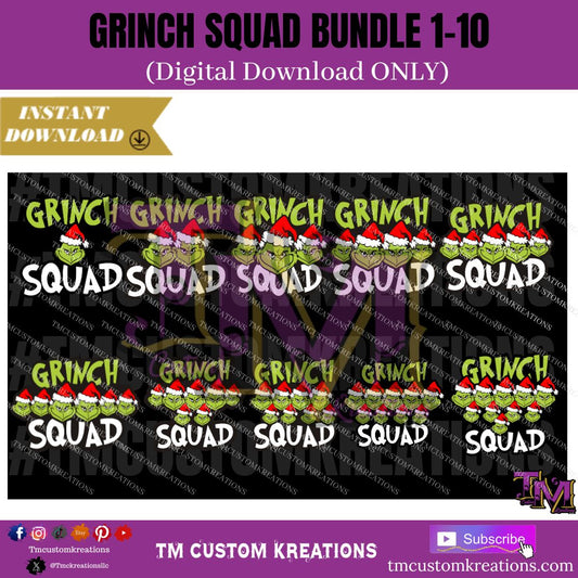 Grinch Squad Bundle 1-10 (Digital Download ONLY)