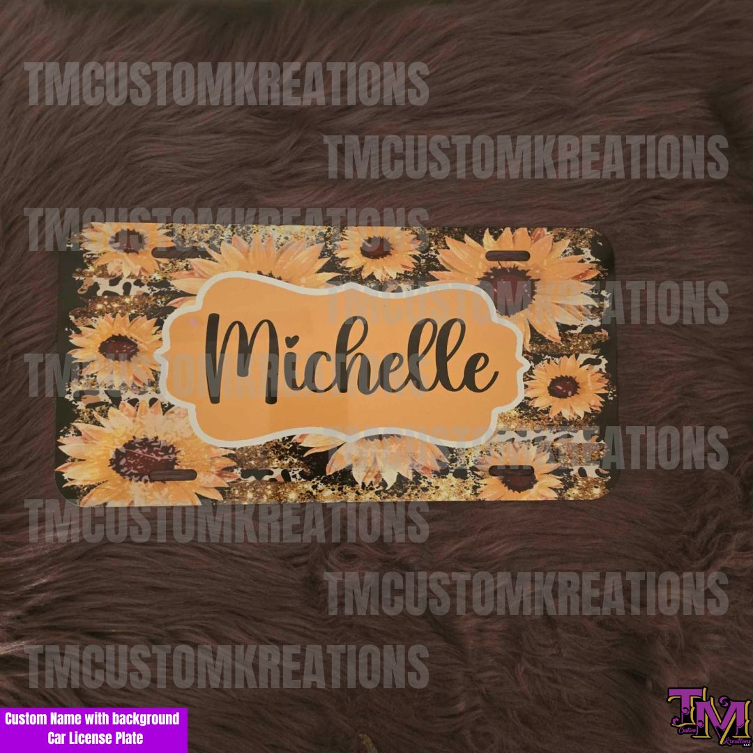 Custom Personalized Car License Plate
