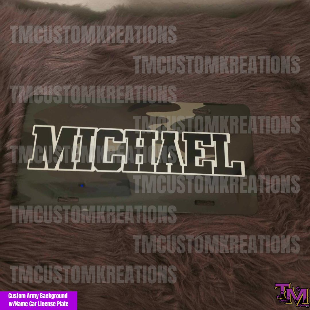 Custom Personalized Car License Plate