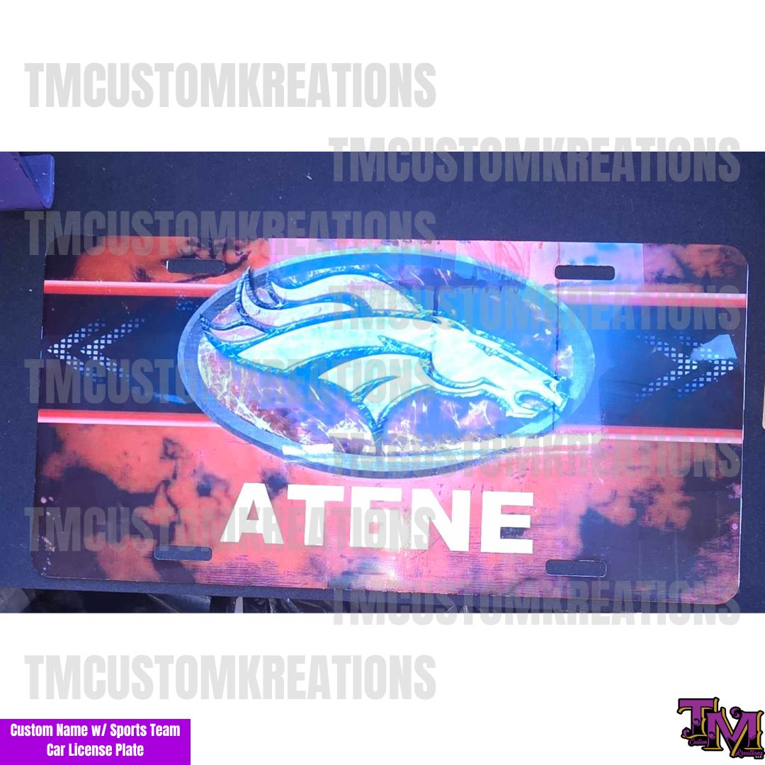Custom Personalized Car License Plate